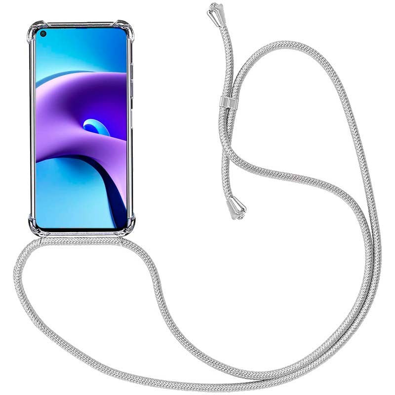 Capa Pingente Xiaomi Redmi Note 9T 5G (Prateado)