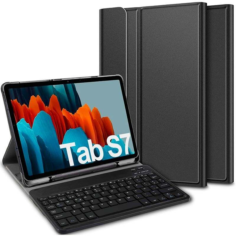 Capa com Teclado Samsung Galaxy Tab S7 T870 / T875