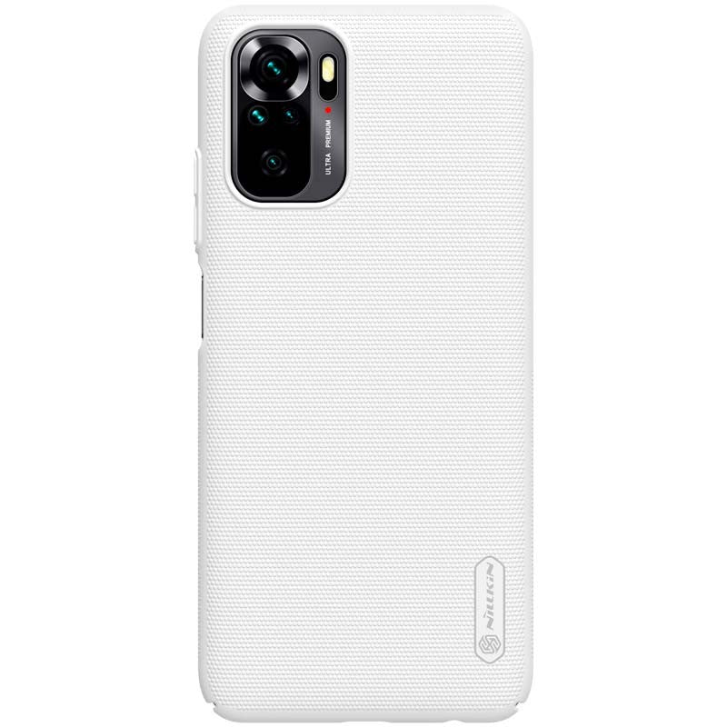 Nillkin Capa de borracha Frosted Xiaomi Redmi Note 10 / Redmi Note 10S (Branco)