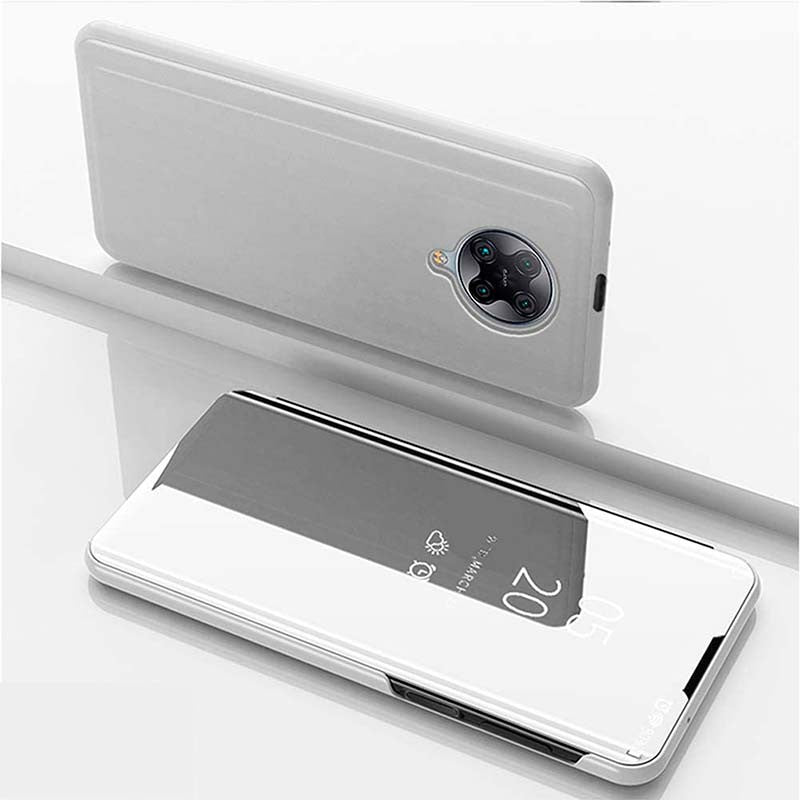 Capa livro Smart Mirror Xiaomi Pocophone F2 Pro (Prateado)