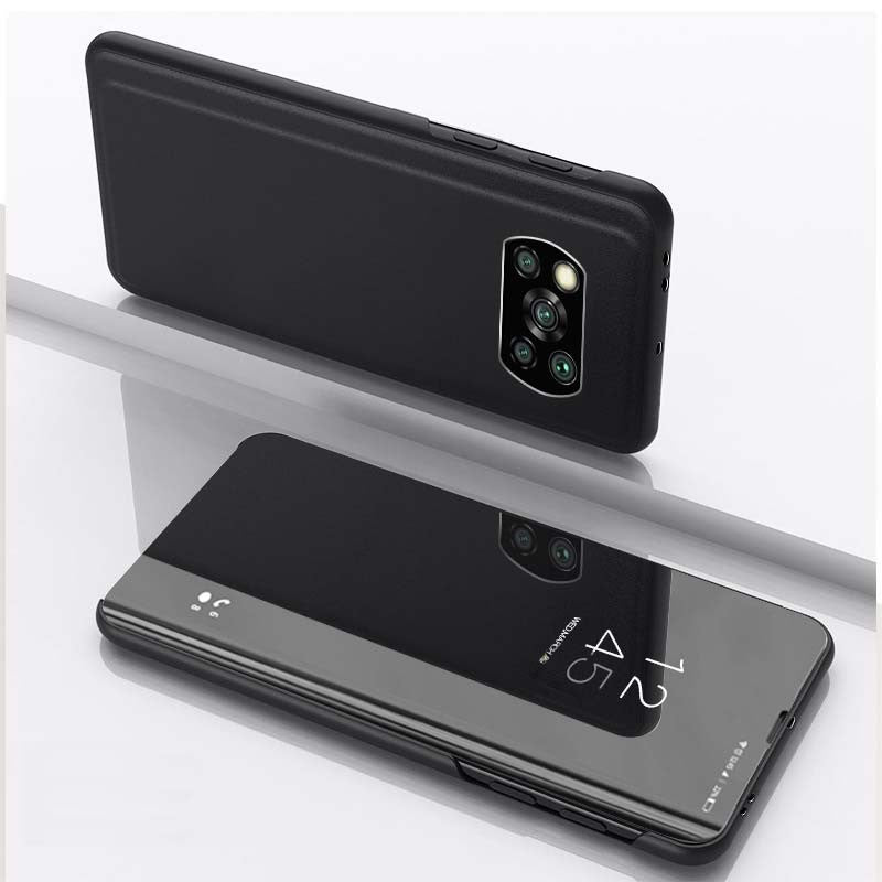 Capa livro Smart Mirror Xiaomi POCO X3 NFC / POCO X3 Pro (Preto)