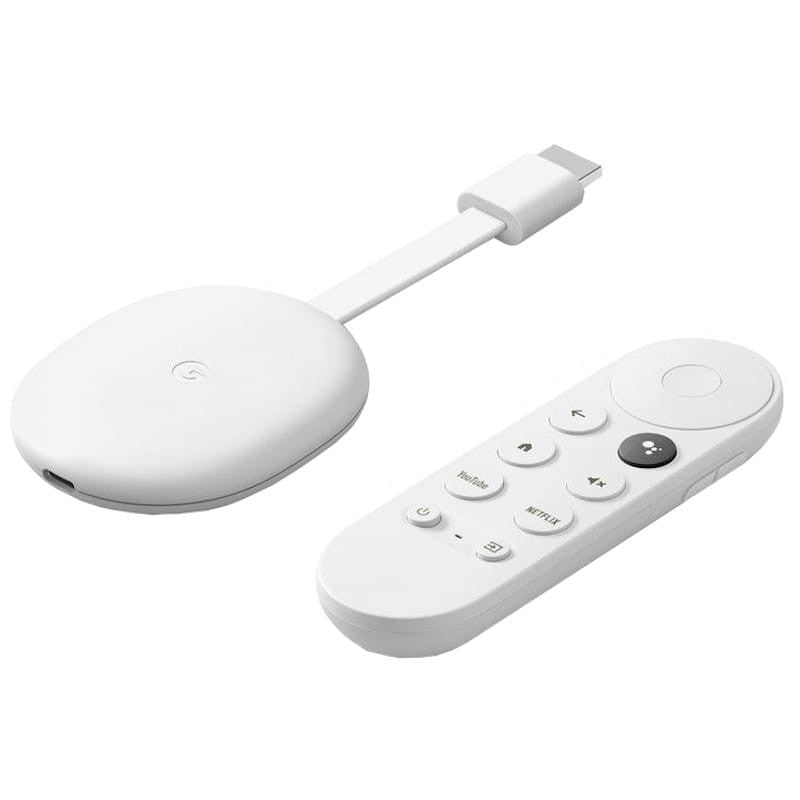 Google Chromecast com Google TV 4K Branco Neve