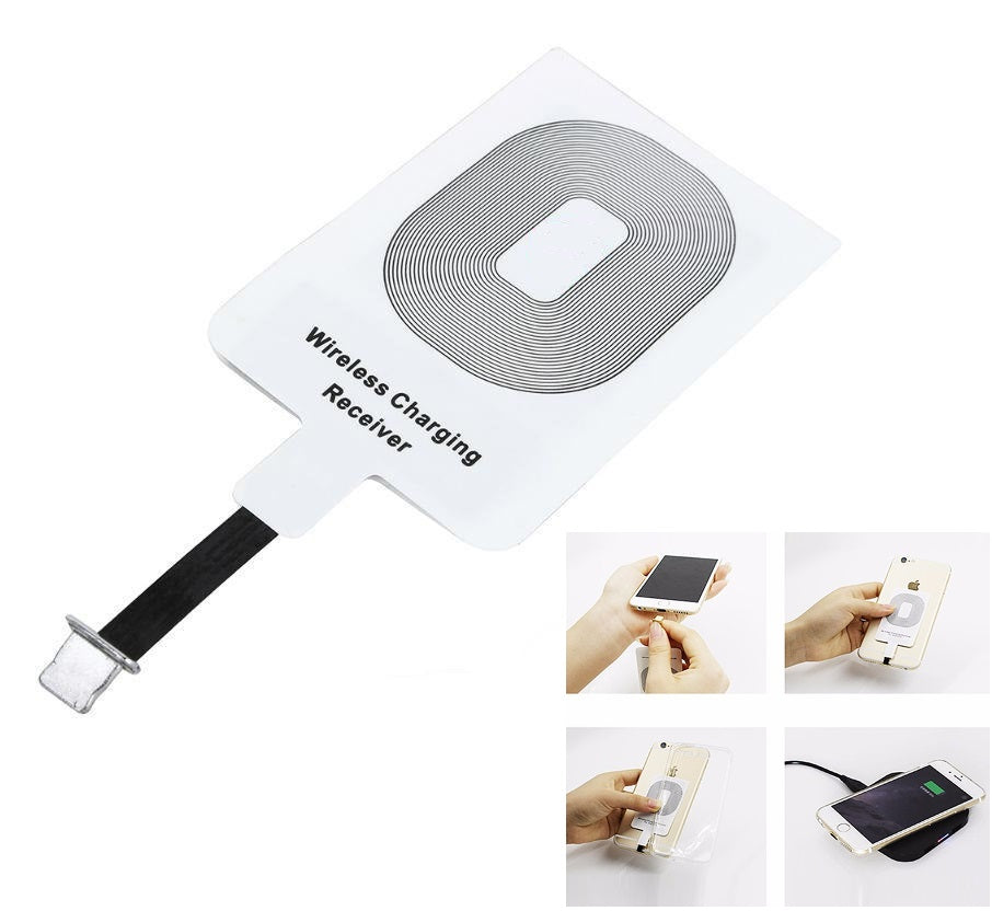 Receptor Wireless Charging Receiver Qi para Carregador sem fios -Lightning (iPhone) - Multi4you®