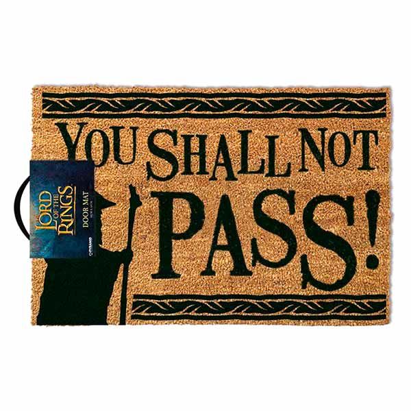 Tapete De Entrada Felpudo The Lord of the Rings - You Shall Not Pass