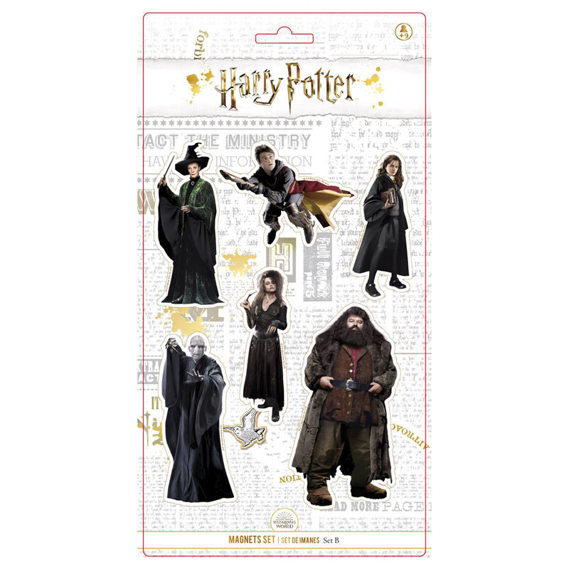Íman Personagens Harry Potter - Pack 6