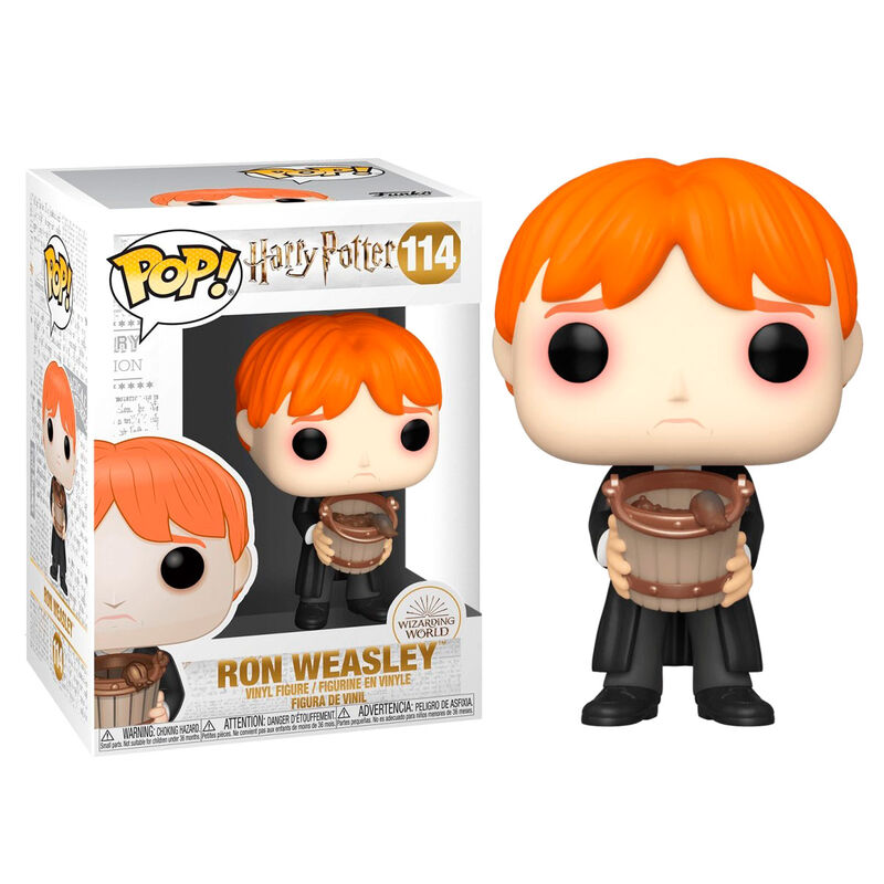 Figura Funko POP Harry Potter Ron Puking Slugs with Bucket