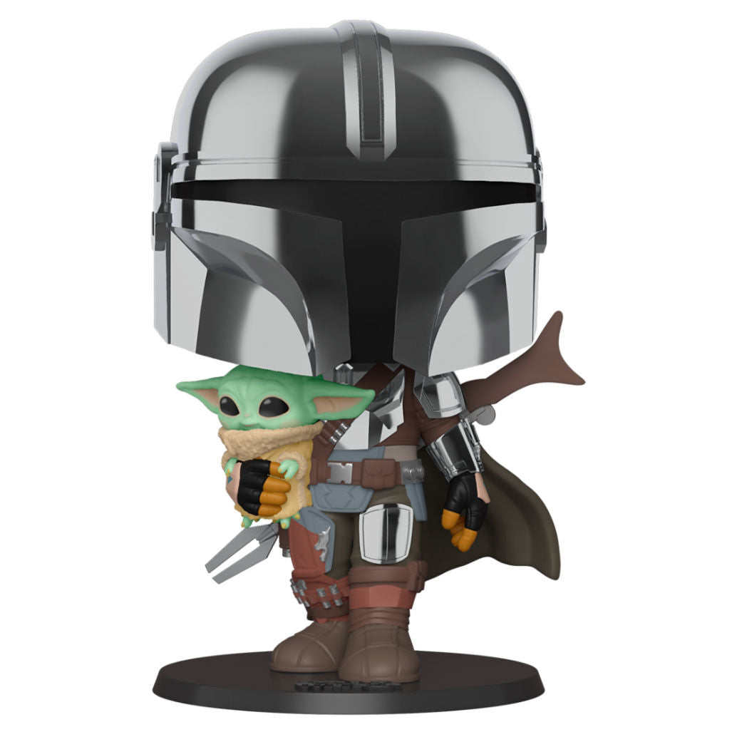 Figura Funko POP Star Wars Mandalorian with Yoda Child 25cm
