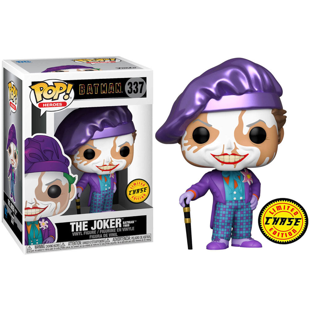 Figura Funko POP DC Comics Batman 1989 Joker with Hat Chase