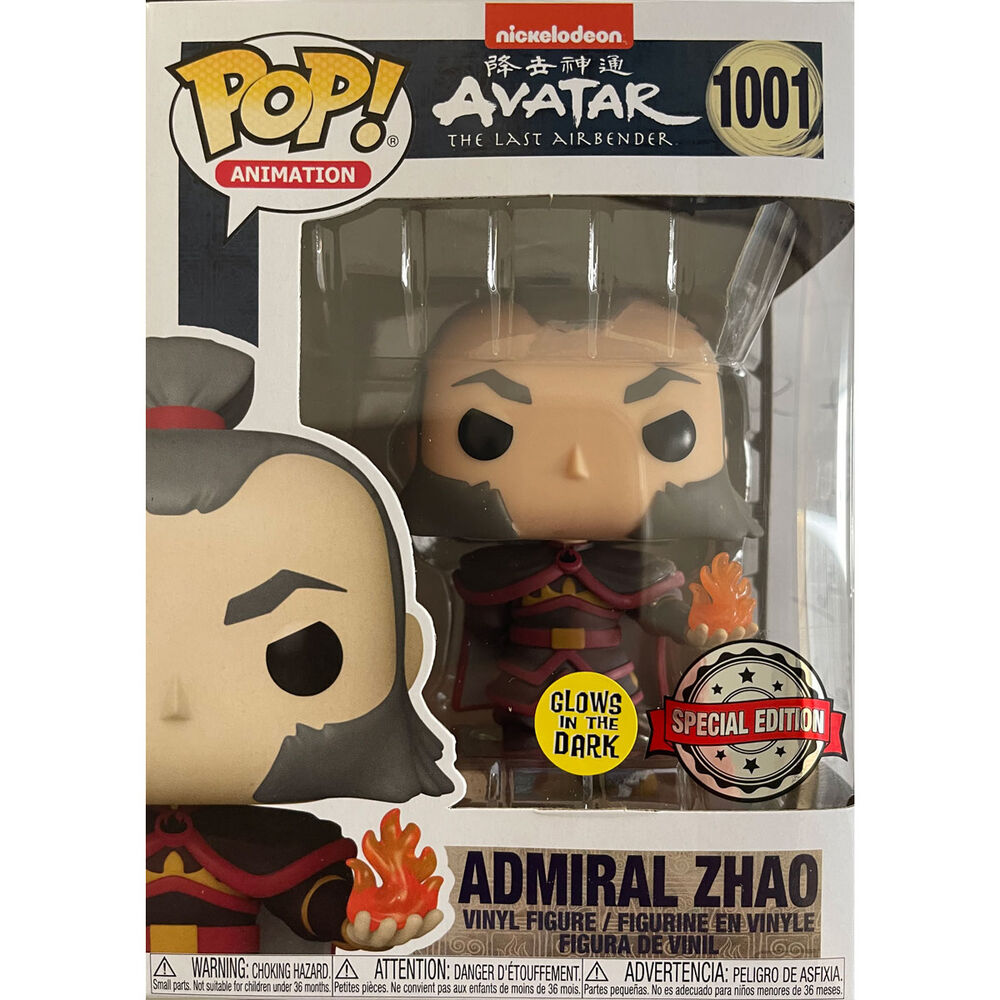 Figura Funko POP Avatar Admiral Zhao with Fireball Exclusive