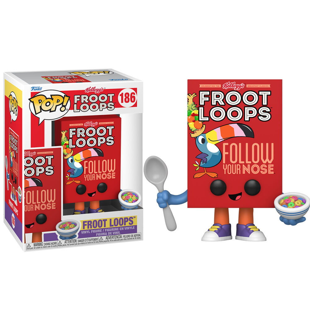 Figura Funko POP Kelloggs Froot Loops Cereal Box