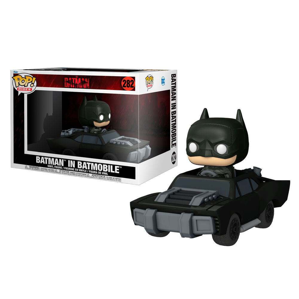 Figura Funko POP Ride Movies DC Comics The Batman Batman in Batmobile
