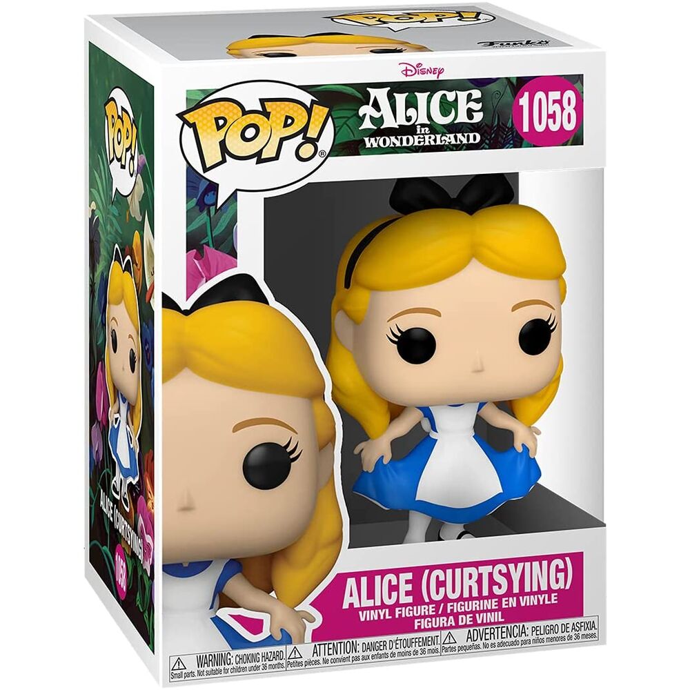 Figura Funko POP Disney Alicia en el Pais de las Maravillas 70th Alice Curtsying