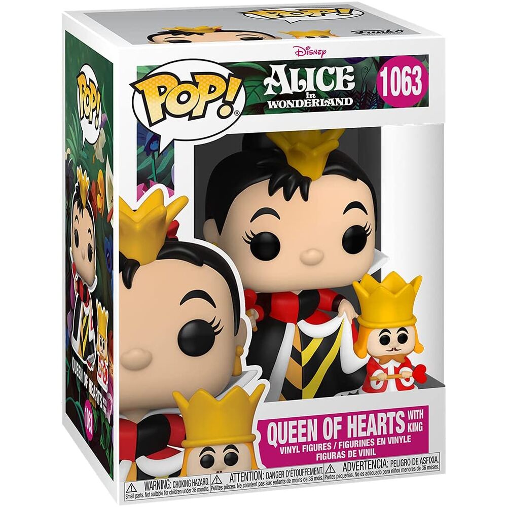 Figura Funko POP Disney Alicia en el Pais de las Maravillas Queen with King