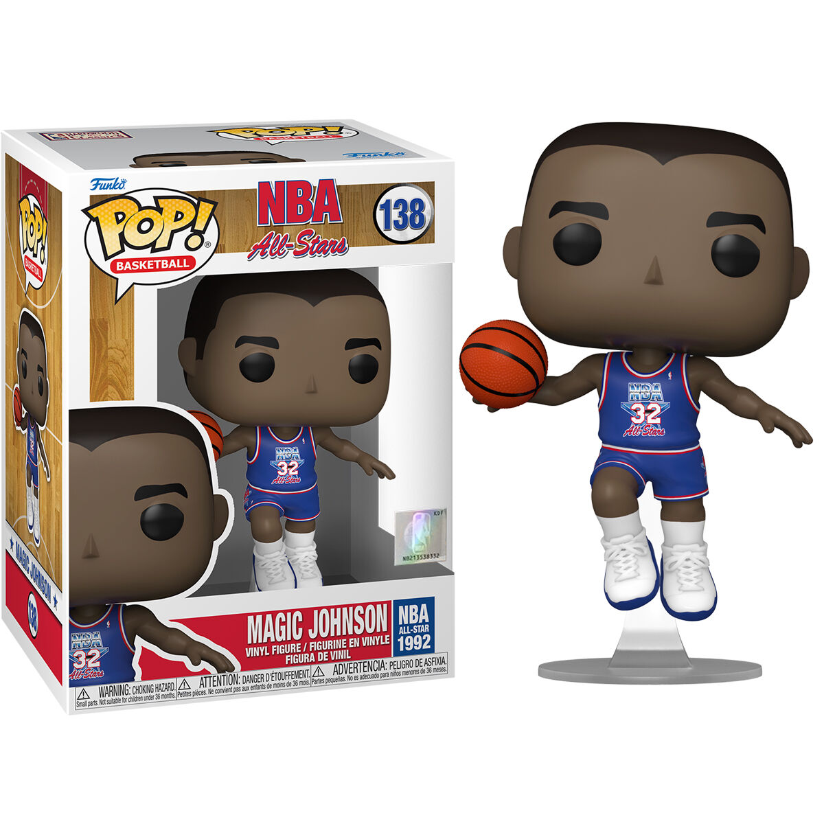 Figura Funko POP NBA All Star Magic Johnson 1992