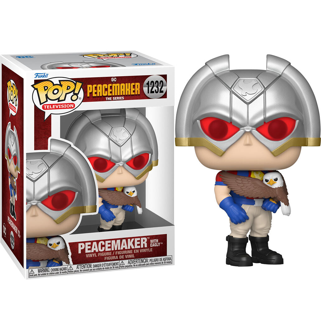 Figura Funko POP DC Comics Peacemaker - Peacemaker with Eagly