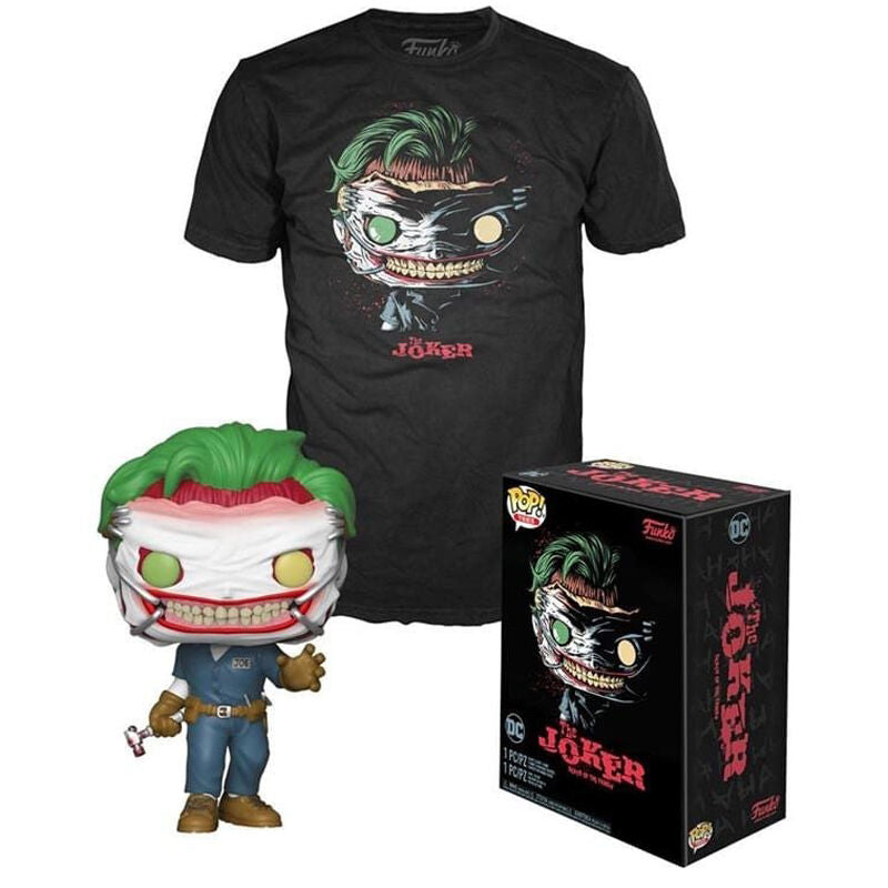 Set Figura Funko POP & Tee DC Comics The Joker Exclusive M