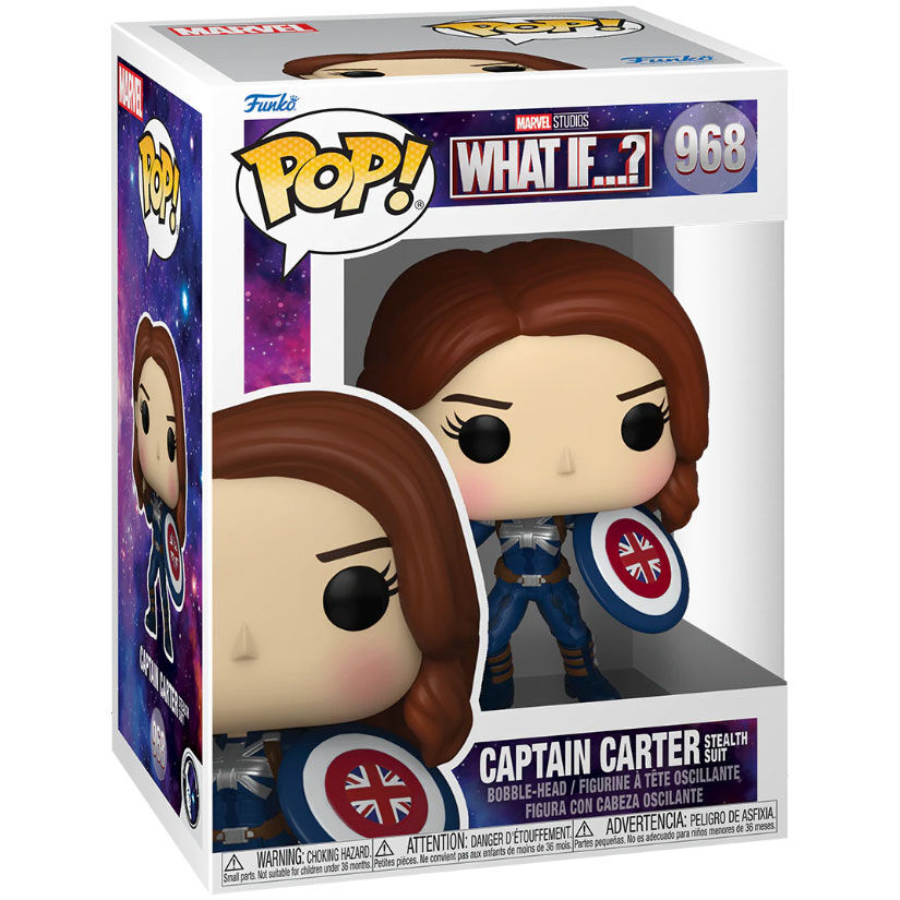 Figura Funko POP Marvel What If Captain Carter Stealth