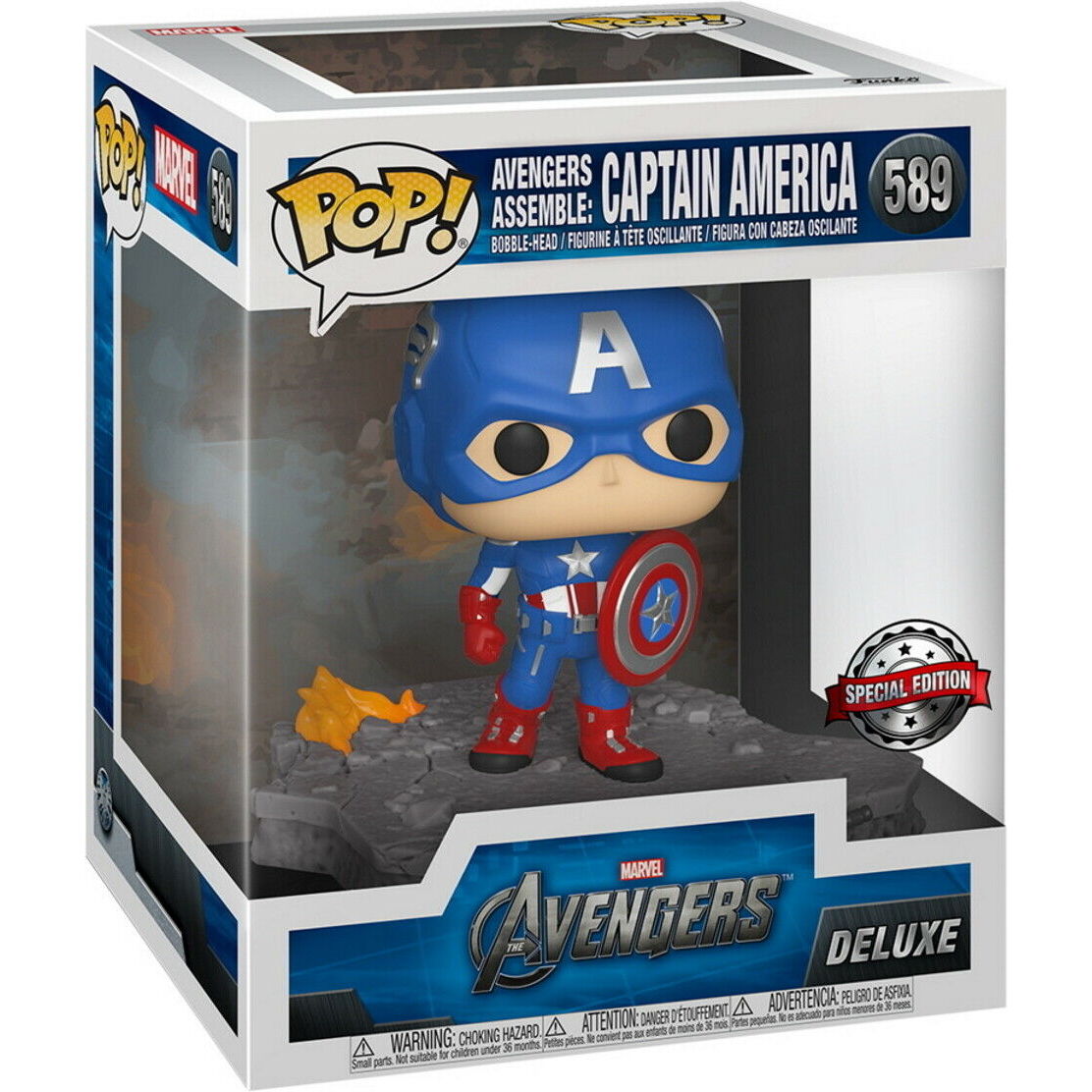 Figura Funko POP Marvel Avengers Captain America Assemble Exclusive