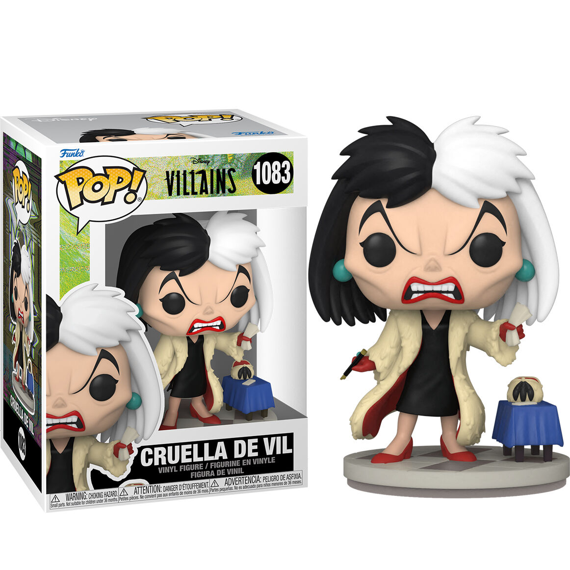 Figura Funko POP Disney Villains Cruella de Vil