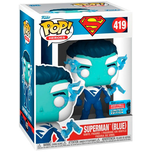 Figura Funko POP DC Comics Superman Blue Exclusive