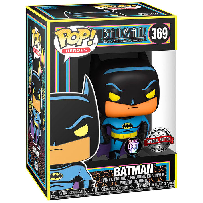 Figura Funko POP DC Comics Batman Black Light Exclusive