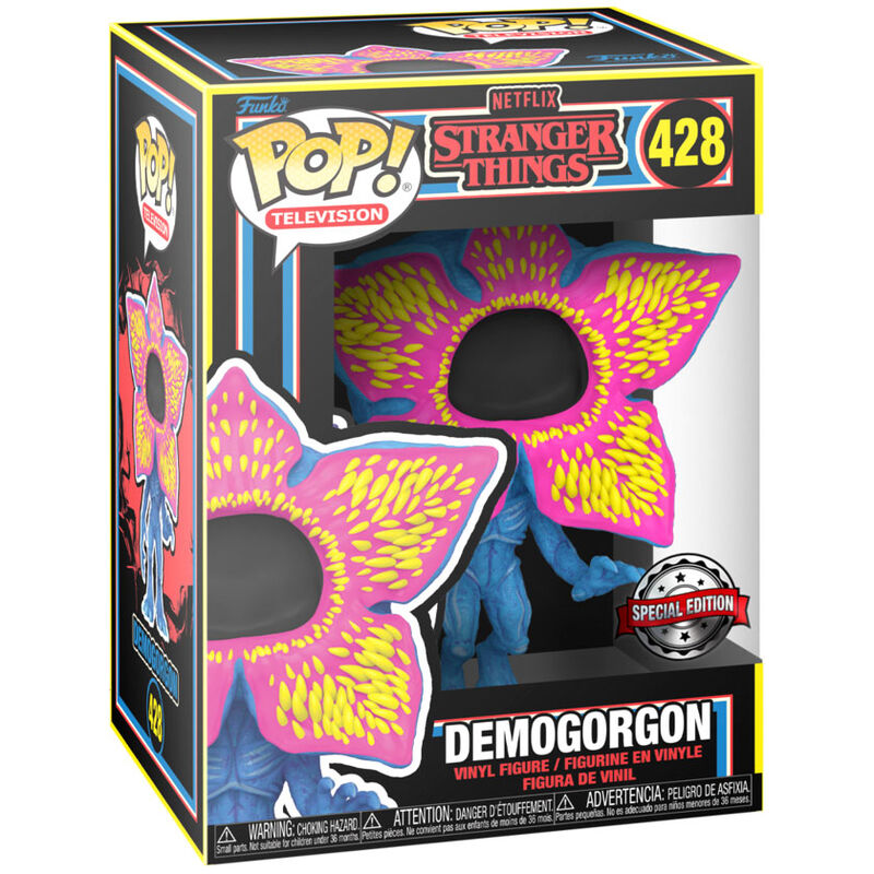 Figura Funko POP Stranger Things Open Face Demogorgon Black Light Exclusive