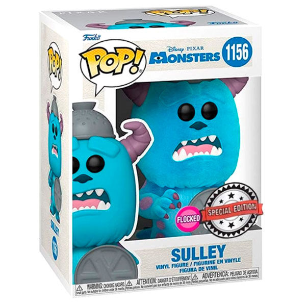 Figura Funko POP Disney Disney Monstruos S.A. 20th Sulley Flocked Exclusive