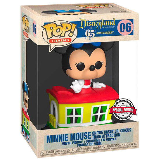 Figura Funko POP Disney Train Casey Jr- Minnie in Car 6 Exclusive