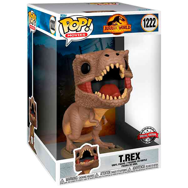 Figura Funko POP Jurassic World 3 T-Rex Exclusive 25cm