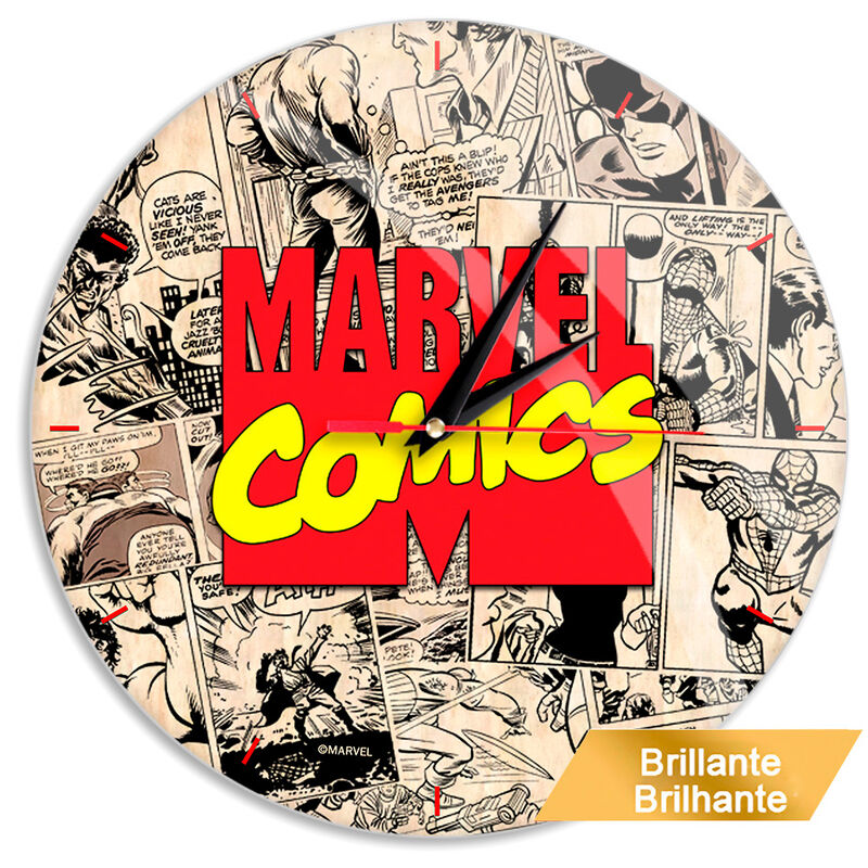 Relógio de parede Marvel Comics