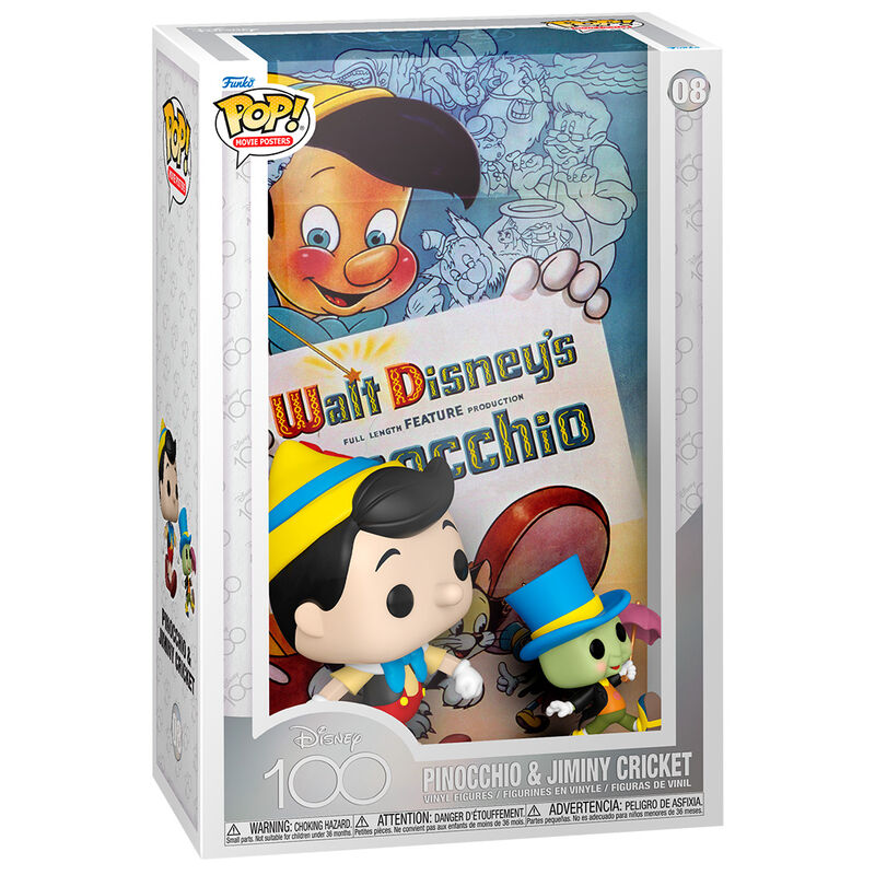 Figura Funko POP Movie Poster Disney 100th Pinocho