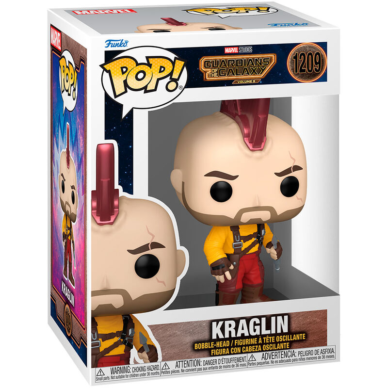 Figura Funko POP Marvel Guardianes de la Galaxia 3 Kraglin