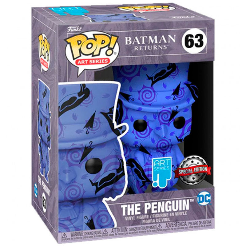 Figura Funko POP DC Comics Batman Return The Penguin Artist + Case Exclusive