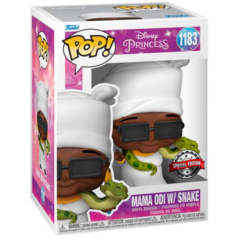 Figura Funko POP Disney Tiana y el Sapo Mama Odi Snake Exclusive