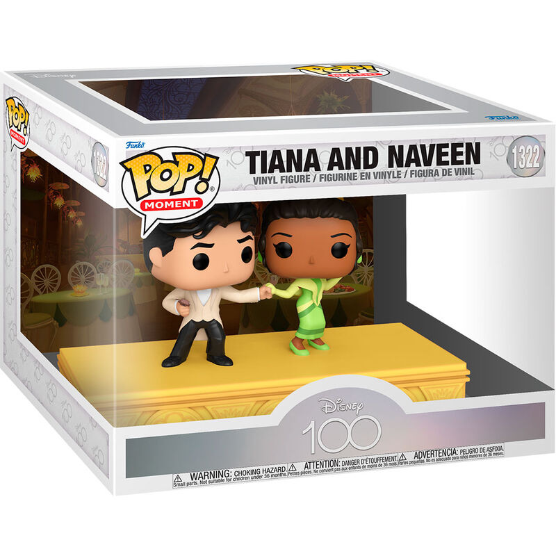 Figura Funko POP Disney 100th Anniversary Tiana & Naveen