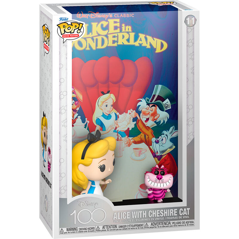 Figura Funko POP Movie Poster Disney 100Th Anniversary Alicia en el Pais de las Maravillas