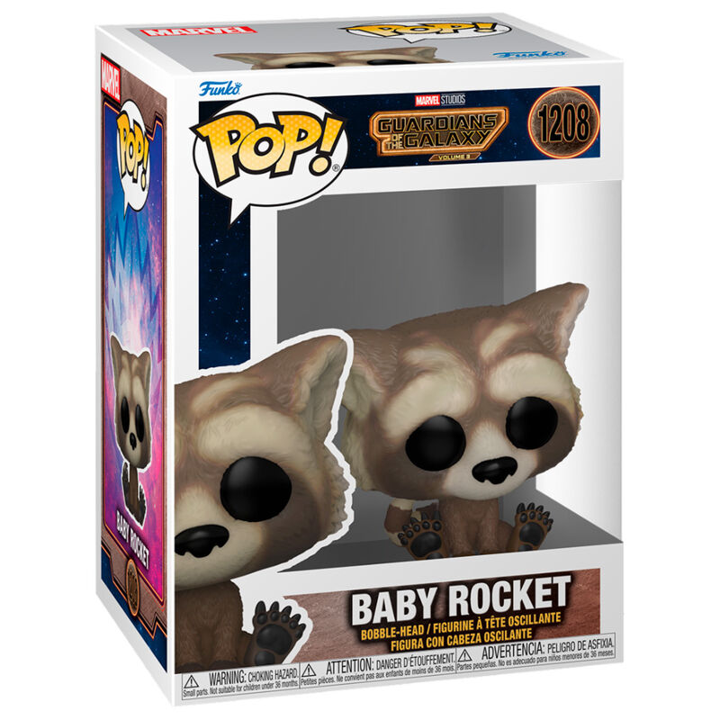 Figura Funko POP Marvel Guardianes de la Galaxia 3 Baby Rocket