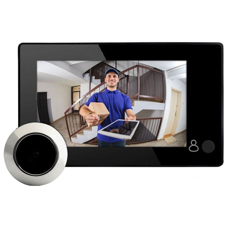 Olho mágico digital Escam C10 4,3 Polegadas