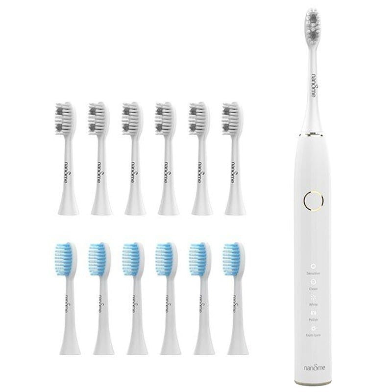 Escova de dentes Nandme NX8000 com 12 cabeças (branco)