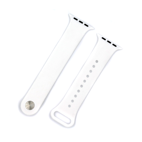 Pulseira Bracelete para Apple Watch 38mm  Silicone BRANCO - Multi4you®