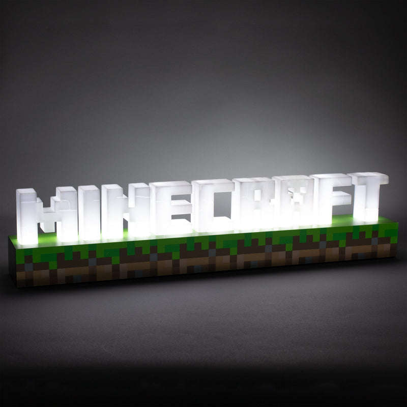 Candeeiro Luz Logo Minecraft - Paladone