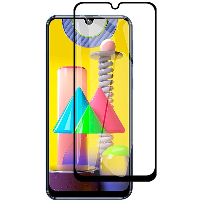 Protetor de vidro temperado Samsung Galaxy M31 M315 Full Screen 3D