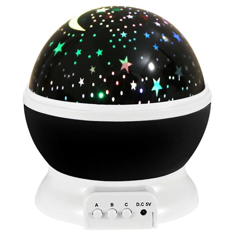 Projetor de Luz Star Laser DH-178 Moon (Preto)