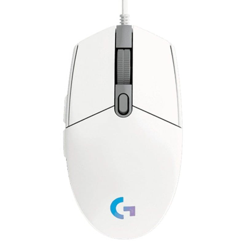 Rato Gaming Logitech G102 Lightsync Branco