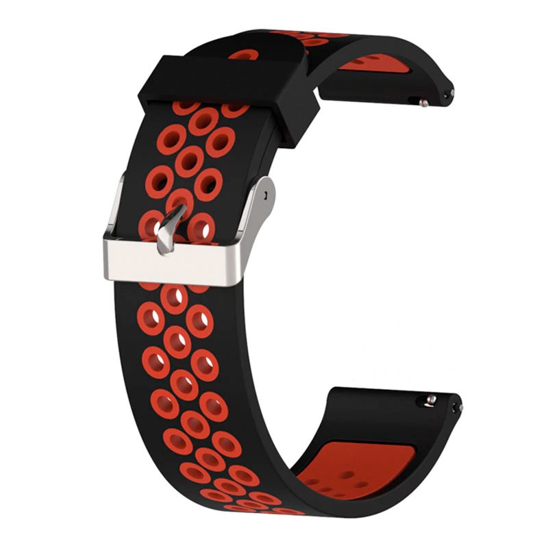 Pulseira de Substituição 20mm Xiaomi Amazfit GTS / Bip / Bip Lite / Bip S / GTR 42mm / Ticwatch / Huawei / Samsung Silicone (Vermelho)
