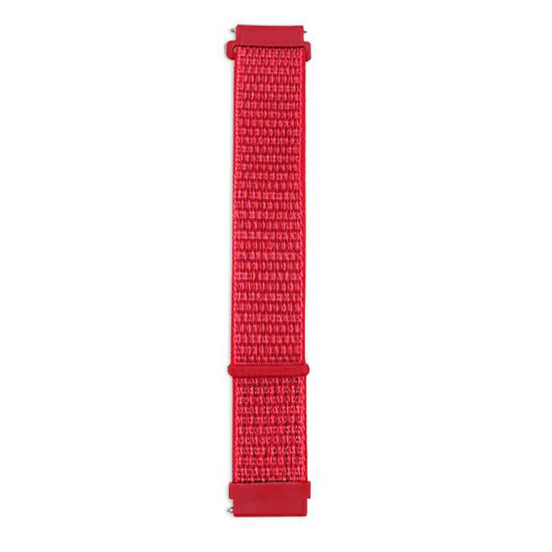 Pulseira de Substituição 22mm Xiaomi Amazfit Stratos 3 / Stratos 2S / Stratos / Pace / GTR 47mm / Ticwatch / Huawei / Samsung Nylon (Vermelho)