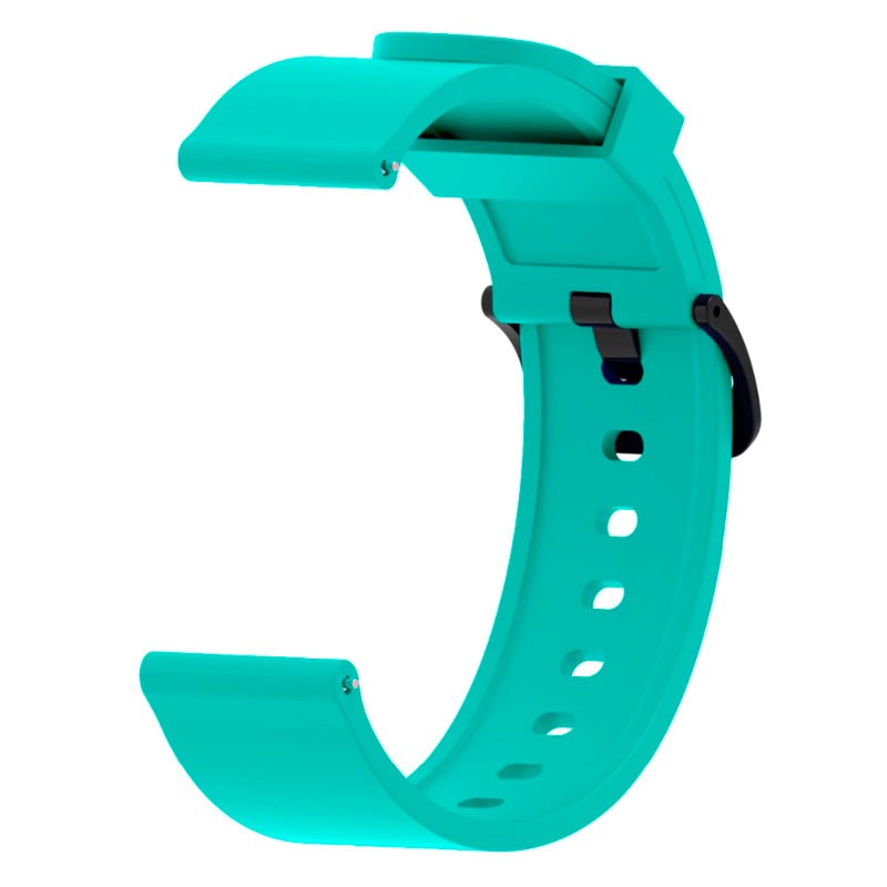 Pulseira de Substituição 20mm Xiaomi Amazfit GTS / Bip / Bip Lite / Bip S / GTR 42mm / Ticwatch / Huawei / Samsung Silicone Gum (Turquesa)