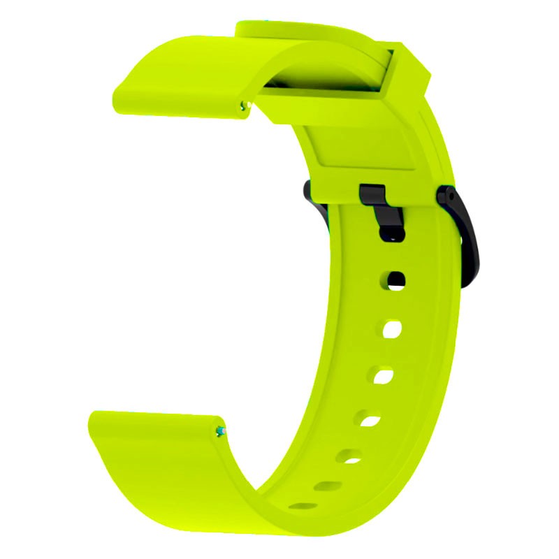 Pulseira de Substituição 20mm Xiaomi Amazfit GTS / Bip / Bip Lite / Bip S / GTR 42mm / Ticwatch / Huawei / Samsung Silicone Gum (Verde)