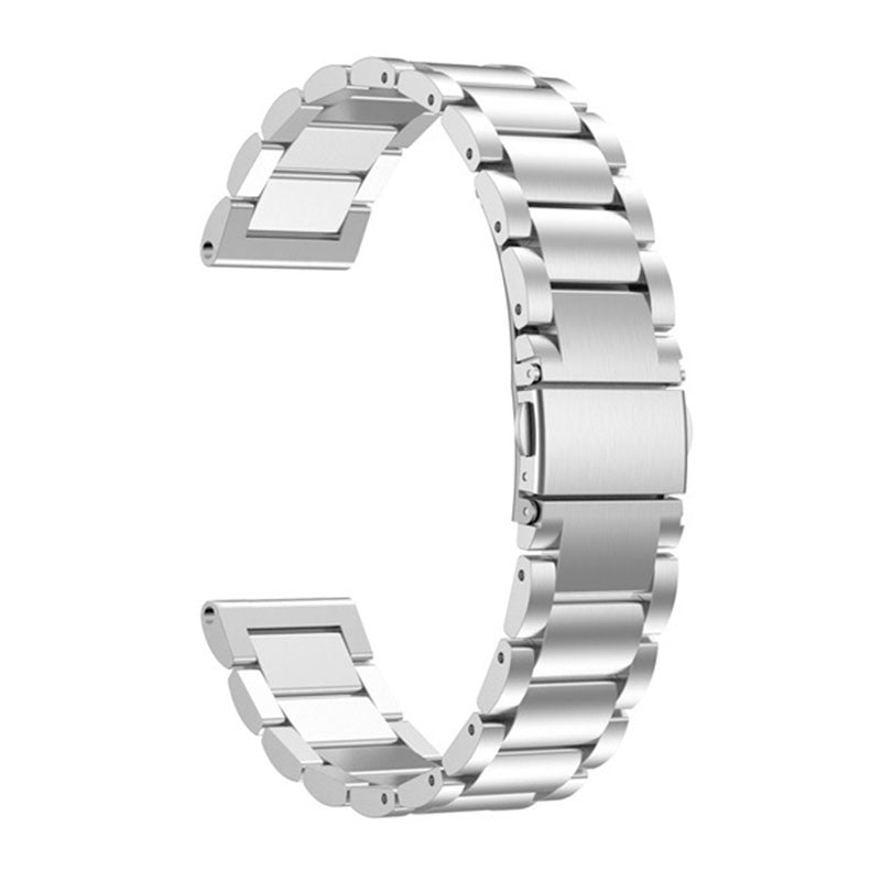 Pulseira de Substituição 22mm Xiaomi Amazfit Stratos 3 / Stratos 2S / Stratos / Pace / GTR 47mm / Ticwatch / Huawei / Samsung Elos de Metal (Prateado)