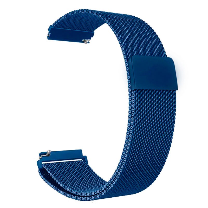 Pulseira de Substituição 22mm Xiaomi Amazfit Stratos 3 / Stratos 2S / Stratos / Pace / GTR 47mm / Ticwatch / Huawei / Samsung Milanesa (Azul)